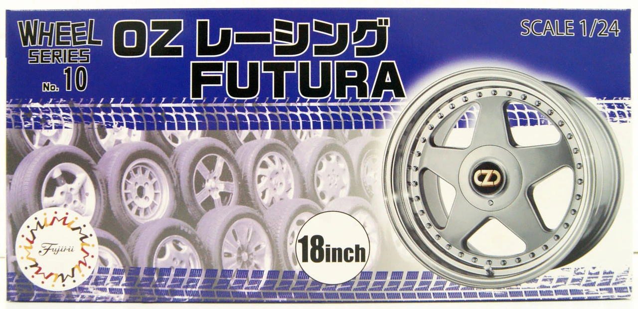 Fujimi 93519 W-10 1/24 Scale OZ Racing FUTURA 18-inch 3 Fujimi 93519 W-10 1/24 Scale OZ Racing FUTURA 18-inch