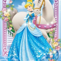 Yanoman Clear Stand Jigsaw Puzzle 2500-10 Disney Cinderella (132 Pieces)
