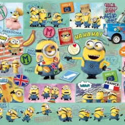 Yanoman Jigsaw Puzzle 10-1297 Despicable Me Minions World Panic (1000 Pieces)