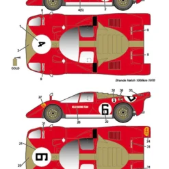 Studio27 ST27-DC1123 Ferrari 512S Gelo Racing Team 4/6/10 Decal For Fujimi 1/24 -Kotobukiya shop 3 75637.1499418427