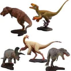 Kaiyodo MiniQ Miniature Cube Kyoryu Hakkutsuki 10 Saikyo Hunter Retsuden Cretaceous North America Version 1 Box 6 Pcs