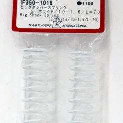 Kyosho IF350-1016 Big Shock Dumper Spring (S/White/10-1.6/L=70)
