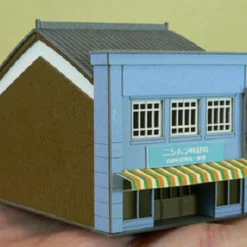 Sankei MP03-10 Billboard Architecture B 1/150 N Scale Paper Kits