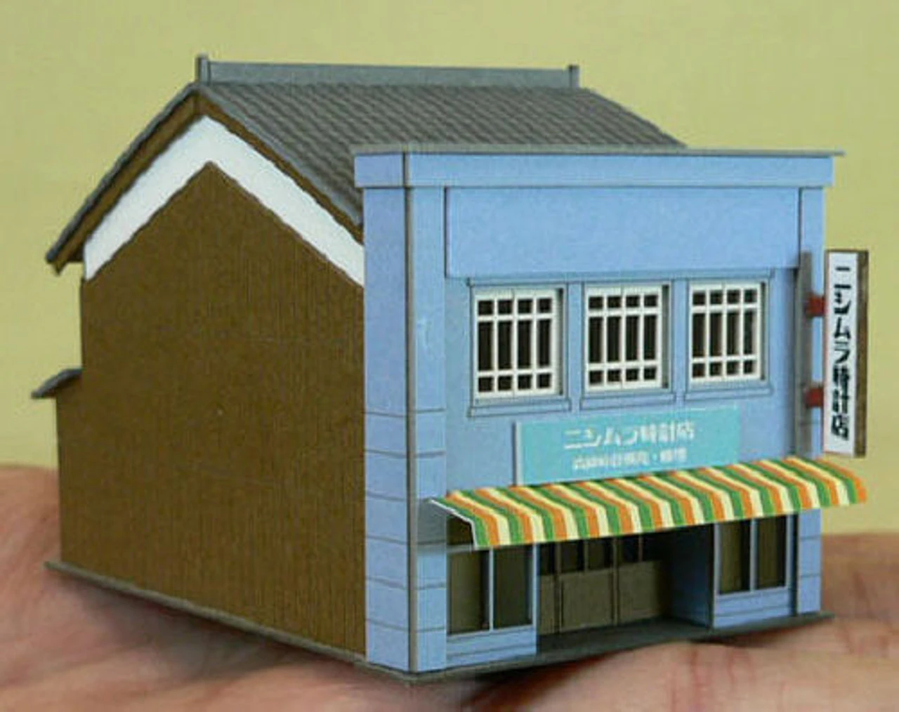 Sankei MP03-10 Billboard Architecture B 1/150 N Scale Paper Kits 3 Sankei MP03-10 Billboard Architecture B 1/150 N Scale Paper Kits