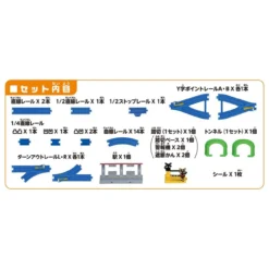 Takara Tomy Pla-Rail Make 10 Layouts! Basic Rail Set -Kotobukiya shop 4904810161325 888cc37539f1add1be75c527394f4f36 82881.1623036152