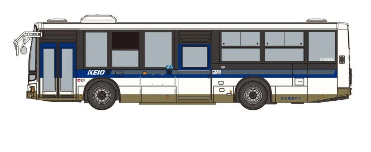 Aoshima Working Vehicle No.10 1/80 The Mitsubishi Fuso Aero Star MP38 (Keio Dentetsu Bus) Plastic Model 3 Aoshima Working Vehicle No.10 1/80 The Mitsubishi Fuso Aero Star MP38 (Keio Dentetsu Bus) Plastic Model