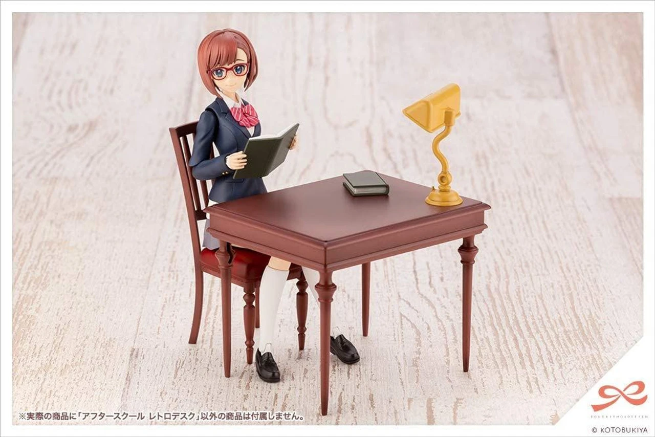 Kotobukiya Sousai Shojo Teien 1/10 After School Retro Desk Plastic Model 4 Kotobukiya Sousai Shojo Teien 1/10 After School Retro Desk Plastic Model - Image 2