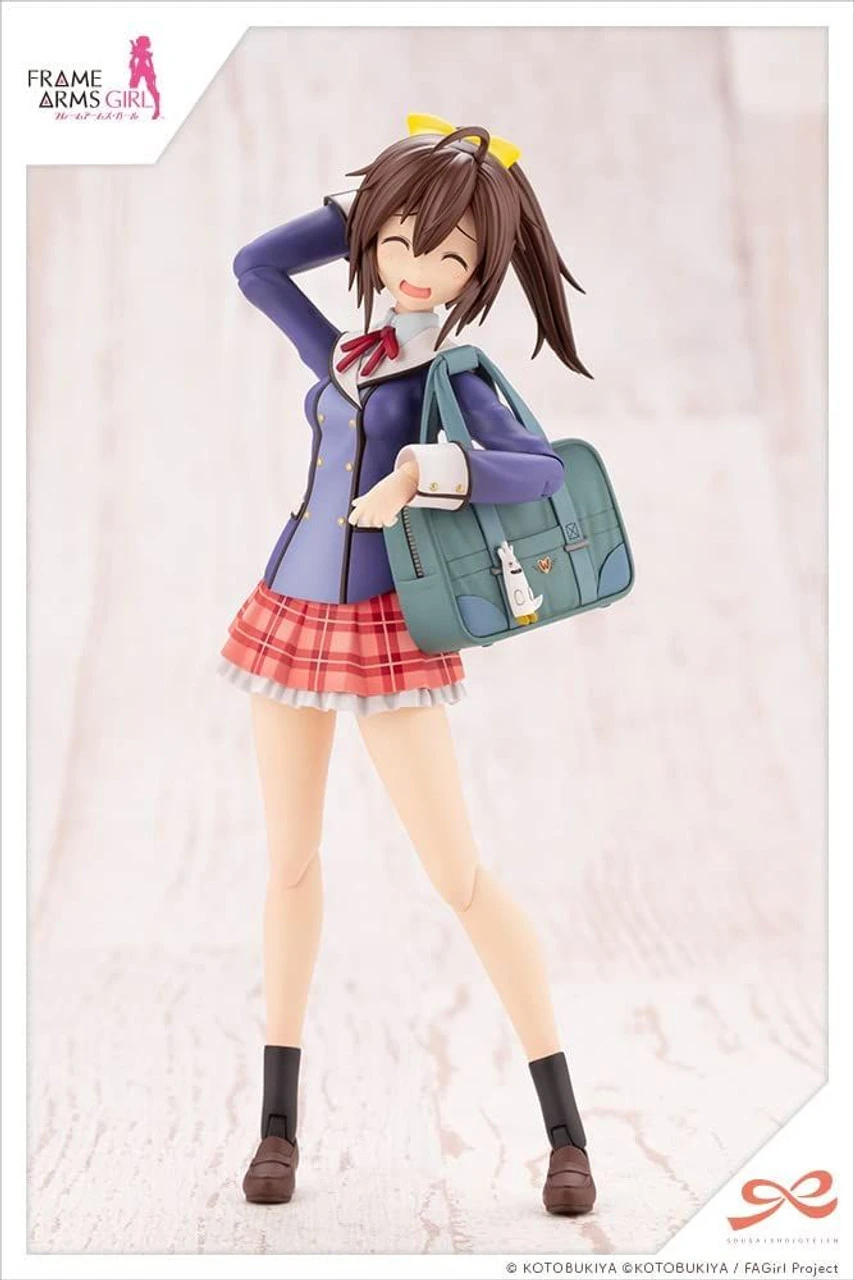 Kotobukiya 1/10 Sousai Shoujo Teien X Frame Arms Girl Ao Gennai 'Wakaba Girl's High School Winter Clothes' Plastic Model 11 Kotobukiya 1/10 Sousai Shoujo Teien X Frame Arms Girl Ao Gennai 'Wakaba Girl's High School Winter Clothes' Plastic Model - Image 9