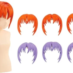 Kotobukiya Sousai Shoujo Teien 1/10 After School Short Wig A (Orange & Purple) Plastic Model