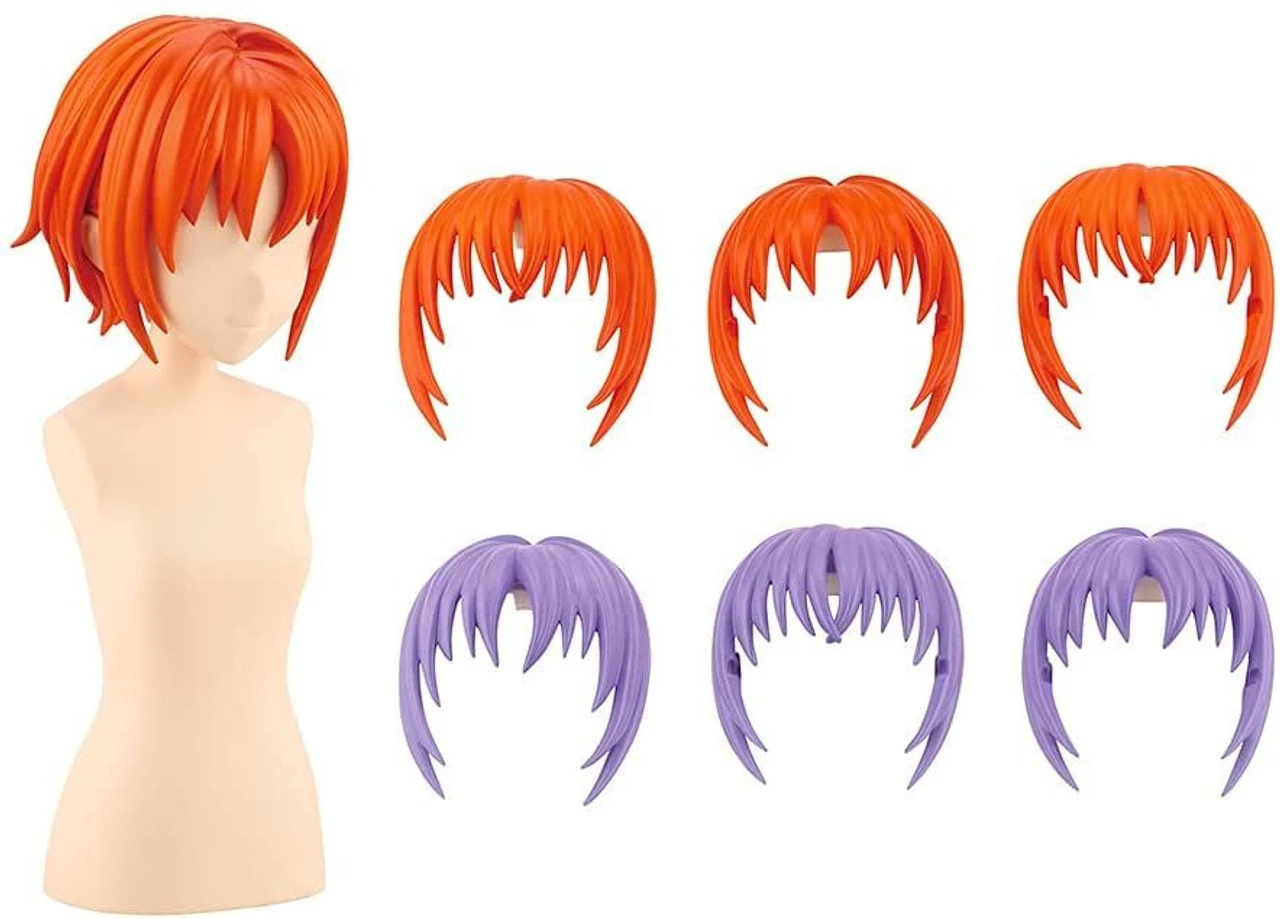 Kotobukiya Sousai Shoujo Teien 1/10 After School Short Wig A (Orange & Purple) Plastic Model 3 Kotobukiya Sousai Shoujo Teien 1/10 After School Short Wig A (Orange & Purple) Plastic Model