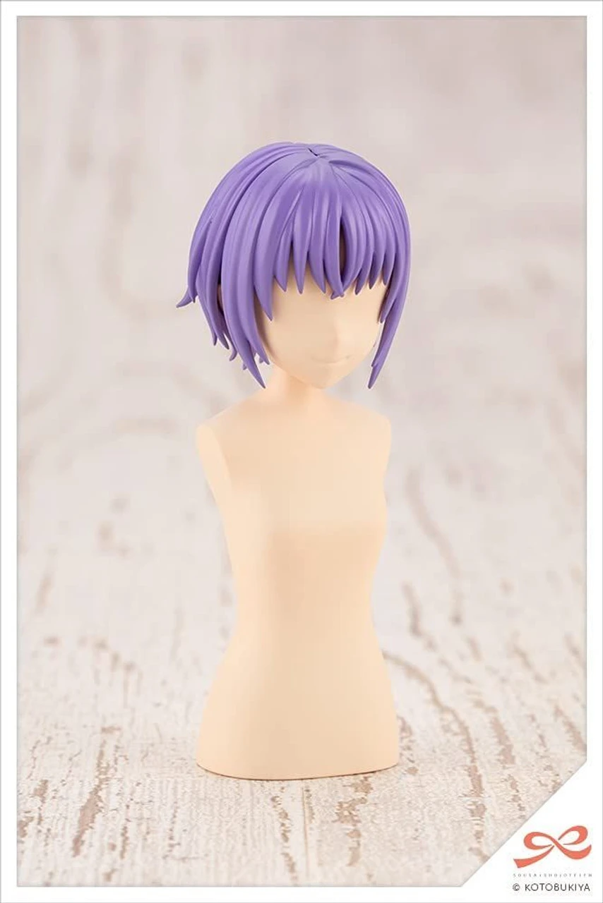 Kotobukiya Sousai Shoujo Teien 1/10 After School Short Wig A (Orange & Purple) Plastic Model 6 Kotobukiya Sousai Shoujo Teien 1/10 After School Short Wig A (Orange & Purple) Plastic Model - Image 4