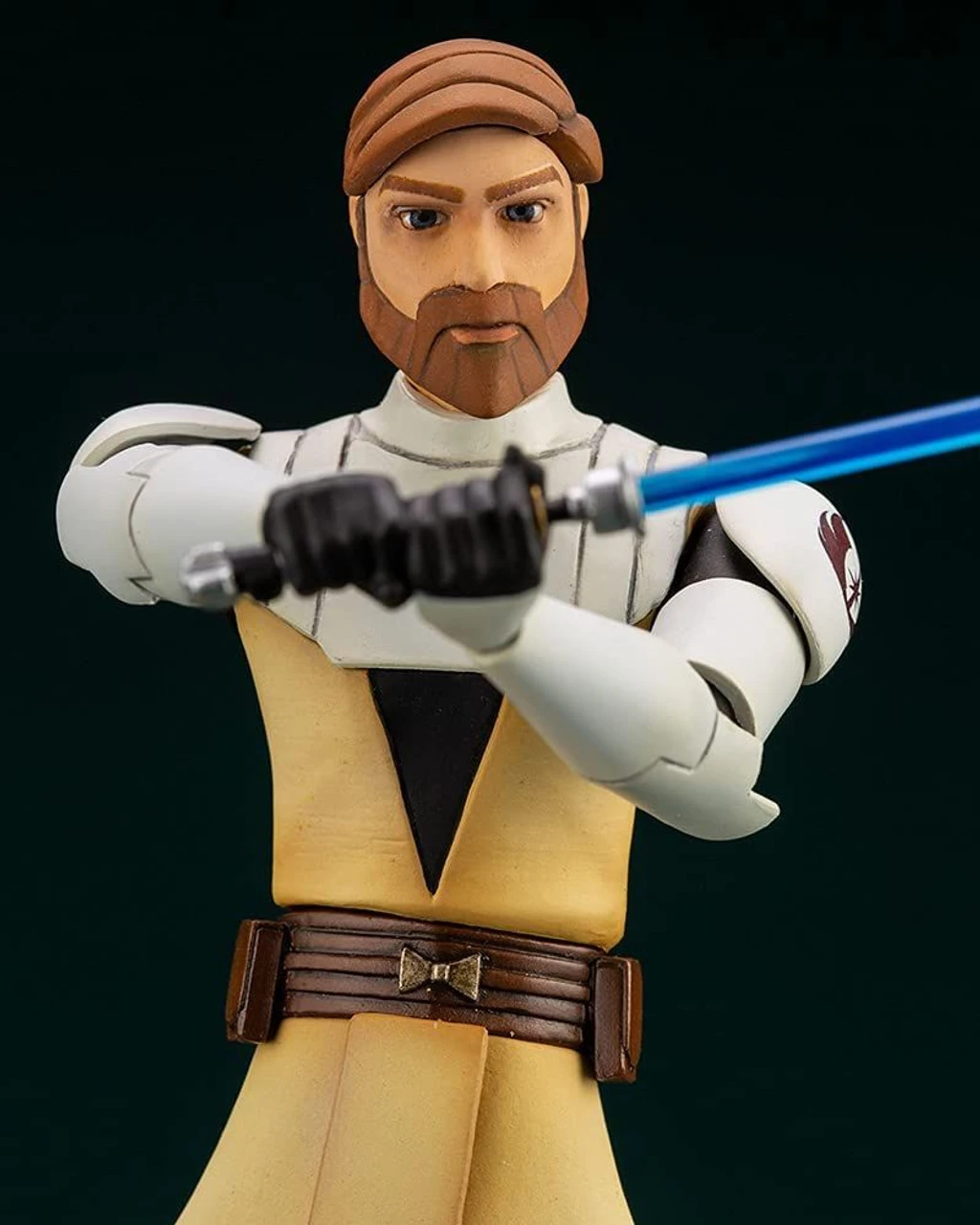 Kotobukiya ARTFX+ Obi-Wan Kenobi Clone Wars Easy Assembly Kit 1/10 Figure (Star Wars:The Clone Wars) 11 Kotobukiya ARTFX+ Obi-Wan Kenobi Clone Wars Easy Assembly Kit 1/10 Figure (Star Wars:The Clone Wars) - Image 9