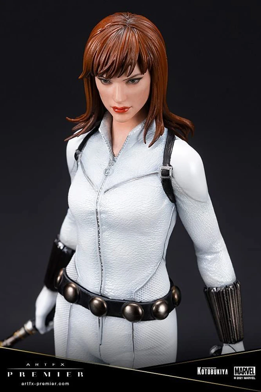 Kotobukiya ARTFX PREMIER Black Widow White Costume Edition 1/10 Easy Assembly Kit Figure (Marvel Universe) 10 Kotobukiya ARTFX PREMIER Black Widow White Costume Edition 1/10 Easy Assembly Kit Figure (Marvel Universe) - Image 8