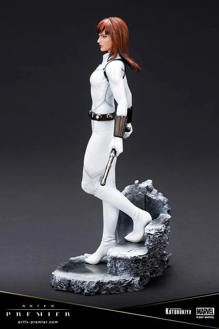 Kotobukiya ARTFX PREMIER Black Widow White Costume Edition 1/10 Easy Assembly Kit Figure (Marvel Universe) 5 Kotobukiya ARTFX PREMIER Black Widow White Costume Edition 1/10 Easy Assembly Kit Figure (Marvel Universe) - Image 3
