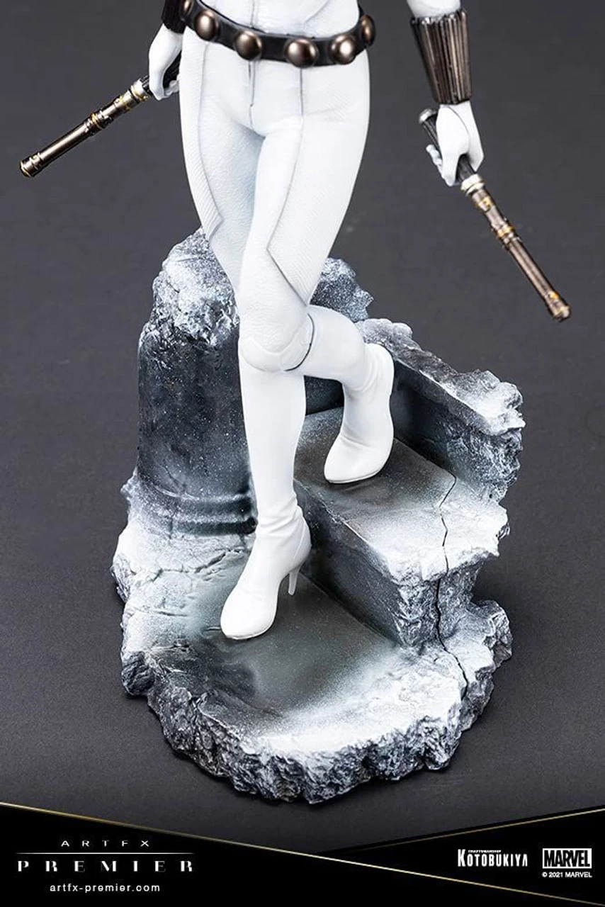 Kotobukiya ARTFX PREMIER Black Widow White Costume Edition 1/10 Easy Assembly Kit Figure (Marvel Universe) 11 Kotobukiya ARTFX PREMIER Black Widow White Costume Edition 1/10 Easy Assembly Kit Figure (Marvel Universe) - Image 9