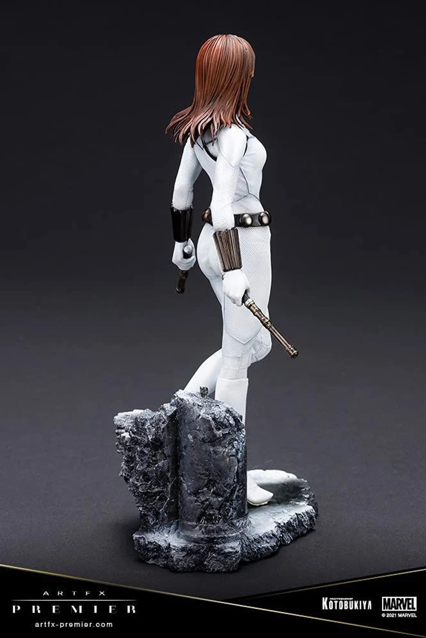 Kotobukiya ARTFX PREMIER Black Widow White Costume Edition 1/10 Easy Assembly Kit Figure (Marvel Universe) 8 Kotobukiya ARTFX PREMIER Black Widow White Costume Edition 1/10 Easy Assembly Kit Figure (Marvel Universe) - Image 6