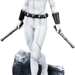Kotobukiya ARTFX PREMIER Black Widow White Costume Edition 1/10 Easy Assembly Kit Figure (Marvel Universe)