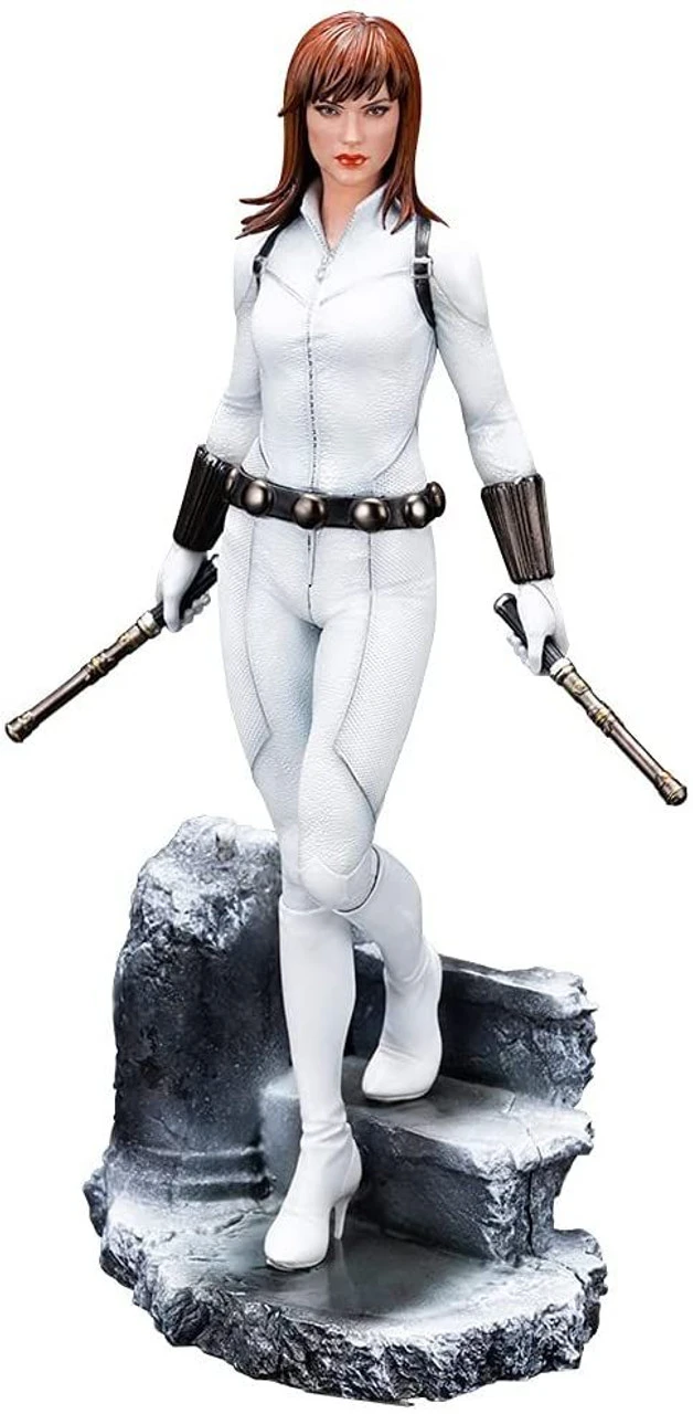 Kotobukiya ARTFX PREMIER Black Widow White Costume Edition 1/10 Easy Assembly Kit Figure (Marvel Universe) 3 Kotobukiya ARTFX PREMIER Black Widow White Costume Edition 1/10 Easy Assembly Kit Figure (Marvel Universe)