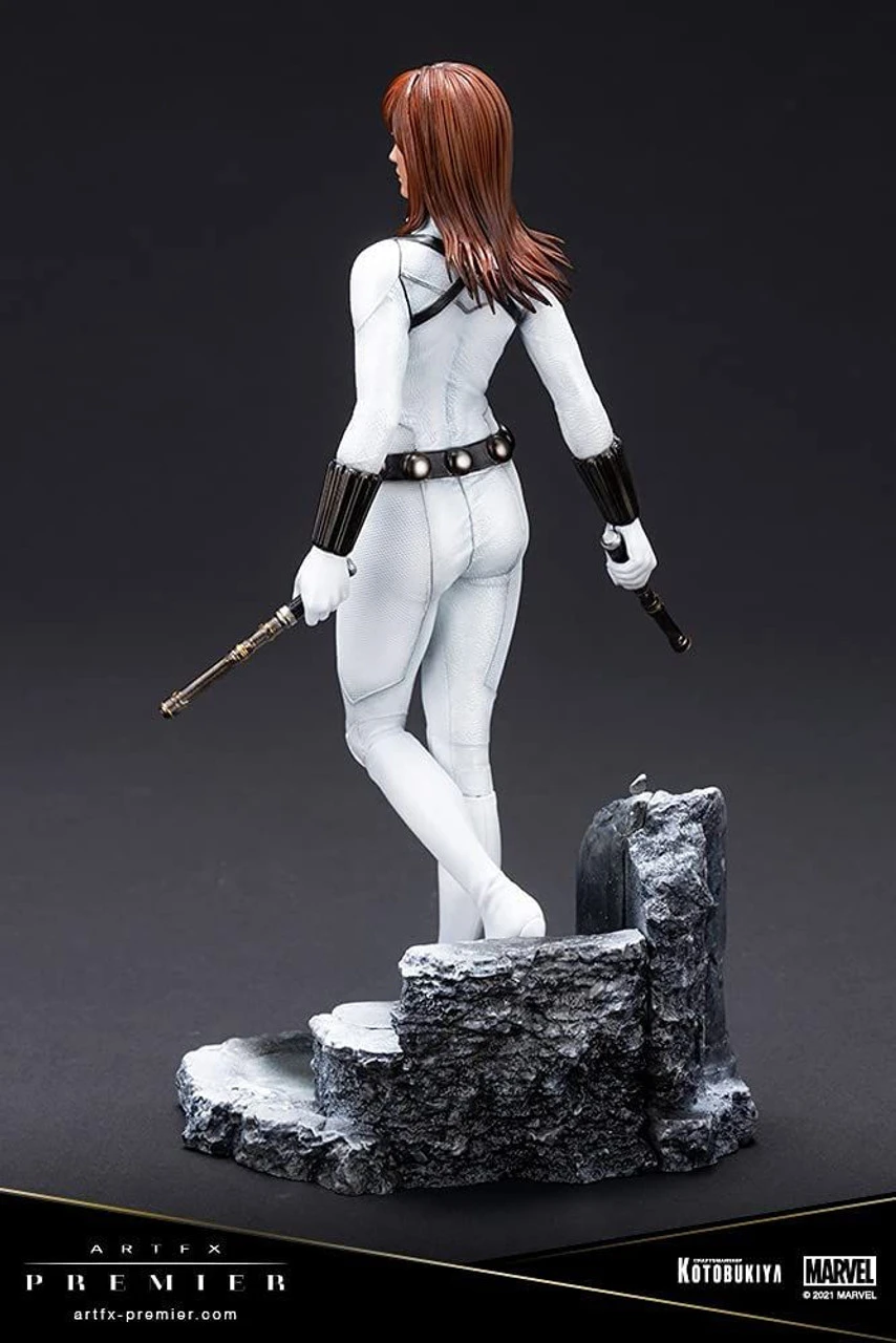Kotobukiya ARTFX PREMIER Black Widow White Costume Edition 1/10 Easy Assembly Kit Figure (Marvel Universe) 6 Kotobukiya ARTFX PREMIER Black Widow White Costume Edition 1/10 Easy Assembly Kit Figure (Marvel Universe) - Image 4