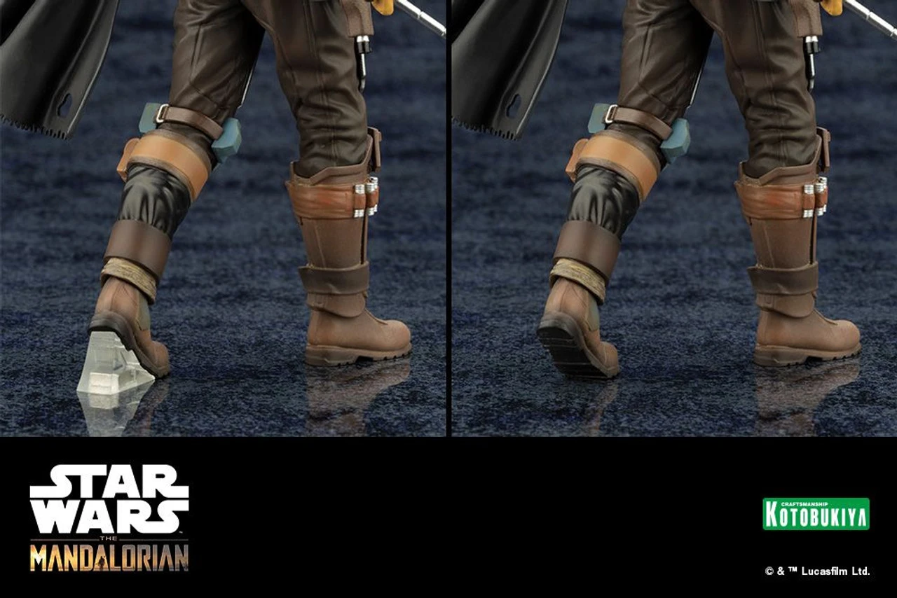 Kotobukiya ARTFX+ MANDALORIAN & GROGU With Beskar Staff 1/10 Figure (Star Wars: The Mandalorian) 14 Kotobukiya ARTFX+ MANDALORIAN & GROGU With Beskar Staff 1/10 Figure (Star Wars: The Mandalorian) - Image 12