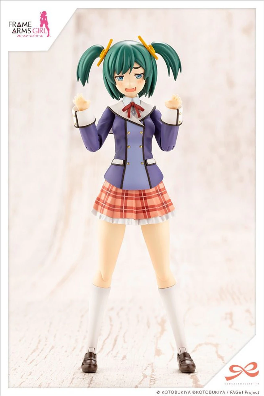 Kotobukiya 1/10 Sousai Shoujo Teien Bukiko Kotobuki Wakaba Girl's High School Winter Uniform Plastic Model 6 Kotobukiya 1/10 Sousai Shoujo Teien Bukiko Kotobuki Wakaba Girl's High School Winter Uniform Plastic Model - Image 4