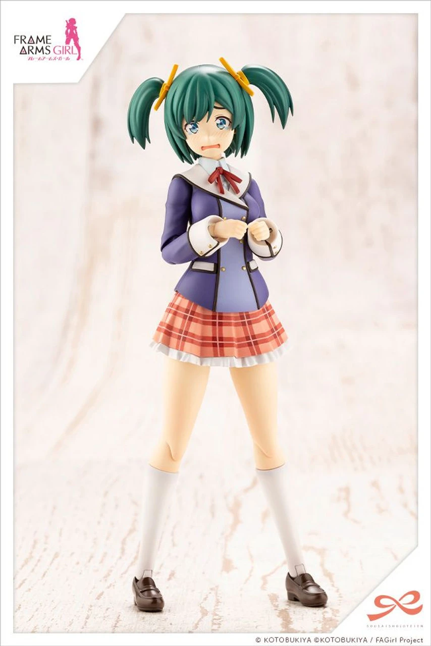 Kotobukiya 1/10 Sousai Shoujo Teien Bukiko Kotobuki Wakaba Girl's High School Winter Uniform Plastic Model 8 Kotobukiya 1/10 Sousai Shoujo Teien Bukiko Kotobuki Wakaba Girl's High School Winter Uniform Plastic Model - Image 6