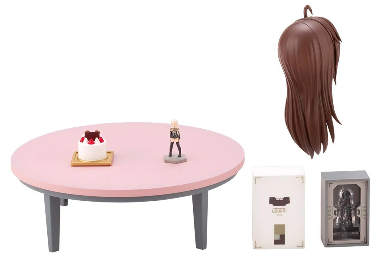 Kotobukiya 1/10 Sousai Shoujou Teien X Frame Arms Girl After School Gourai Birthday Set Plastic Model 3 Kotobukiya 1/10 Sousai Shoujou Teien X Frame Arms Girl After School Gourai Birthday Set Plastic Model