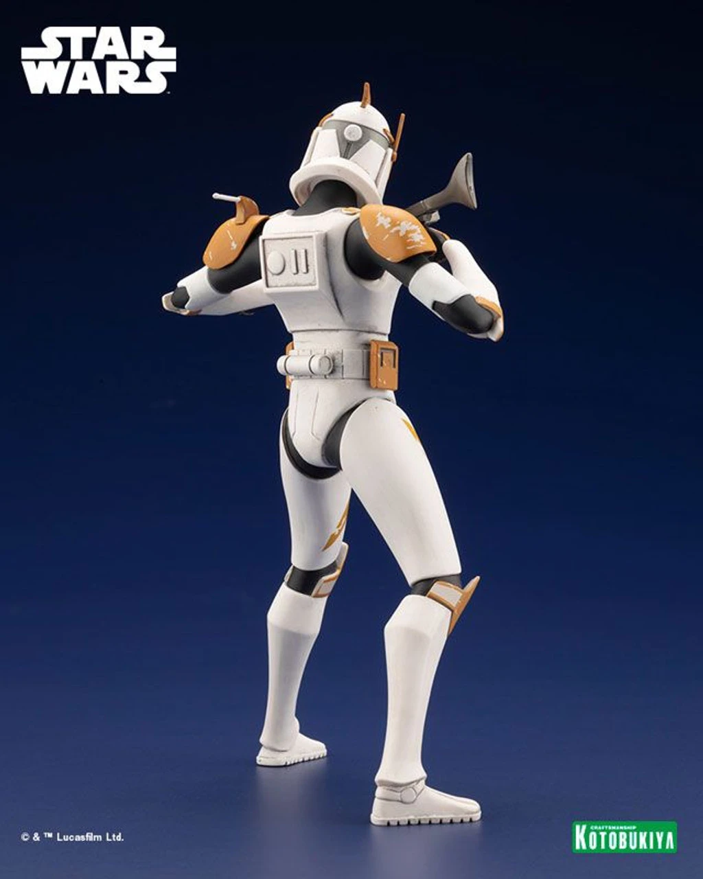 Kotobukiya ARTFX+ Commander Cody The Clone Wars Ver. 1/10 Easy Assembly Kit (Star Wars: The Clone Wars) 7 Kotobukiya ARTFX+ Commander Cody The Clone Wars Ver. 1/10 Easy Assembly Kit (Star Wars: The Clone Wars) - Image 5