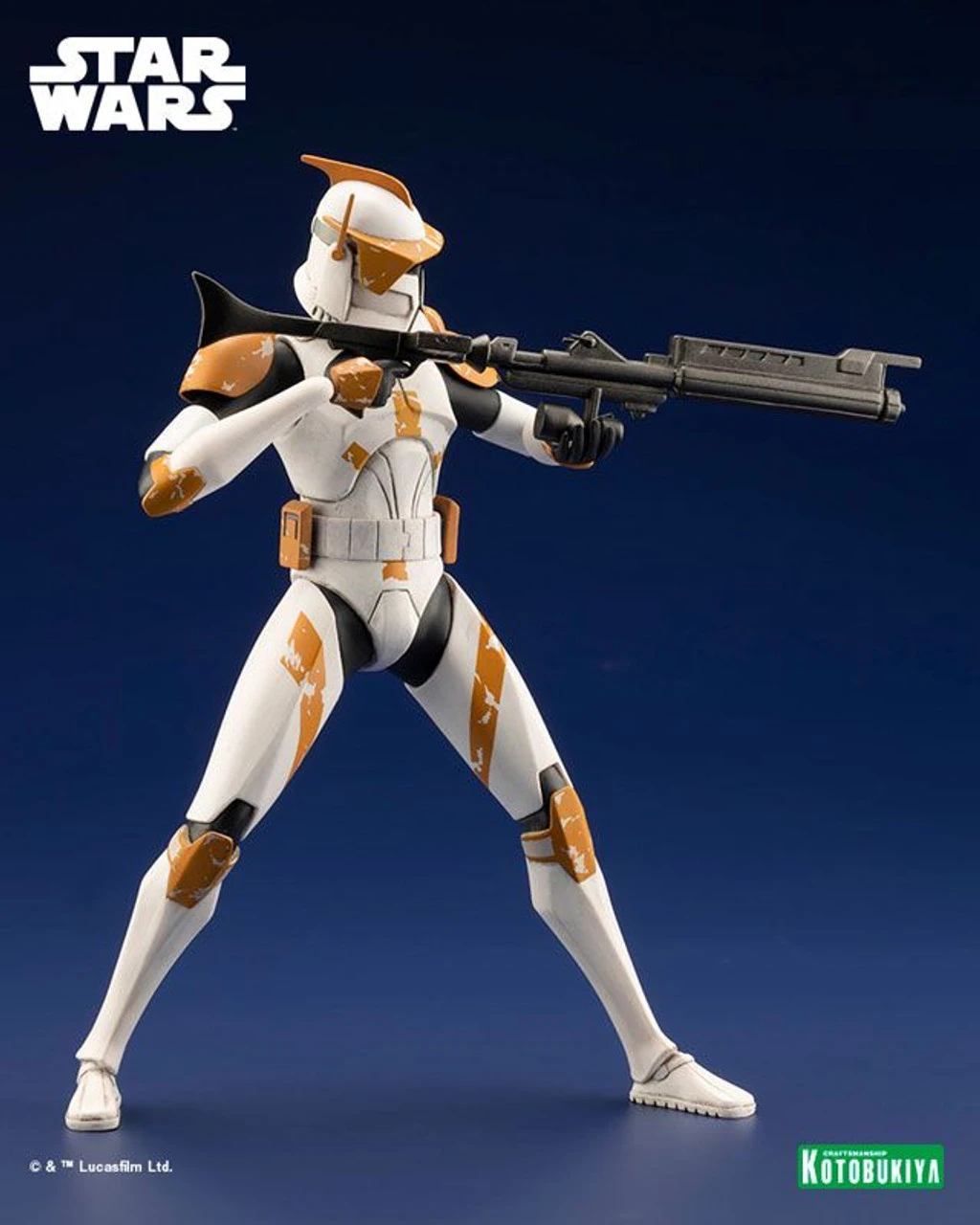 Kotobukiya ARTFX+ Commander Cody The Clone Wars Ver. 1/10 Easy Assembly Kit (Star Wars: The Clone Wars) 5 Kotobukiya ARTFX+ Commander Cody The Clone Wars Ver. 1/10 Easy Assembly Kit (Star Wars: The Clone Wars) - Image 3