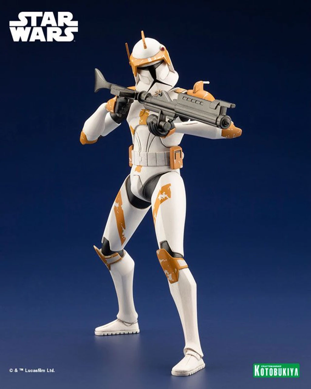 Kotobukiya ARTFX+ Commander Cody The Clone Wars Ver. 1/10 Easy Assembly Kit (Star Wars: The Clone Wars) 11 Kotobukiya ARTFX+ Commander Cody The Clone Wars Ver. 1/10 Easy Assembly Kit (Star Wars: The Clone Wars) - Image 9
