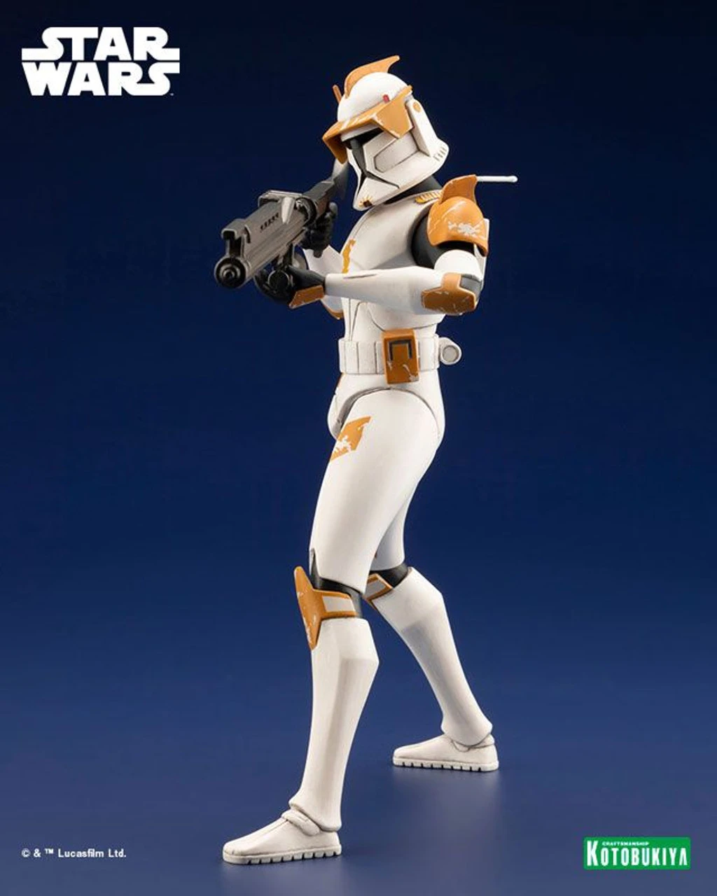 Kotobukiya ARTFX+ Commander Cody The Clone Wars Ver. 1/10 Easy Assembly Kit (Star Wars: The Clone Wars) 10 Kotobukiya ARTFX+ Commander Cody The Clone Wars Ver. 1/10 Easy Assembly Kit (Star Wars: The Clone Wars) - Image 8