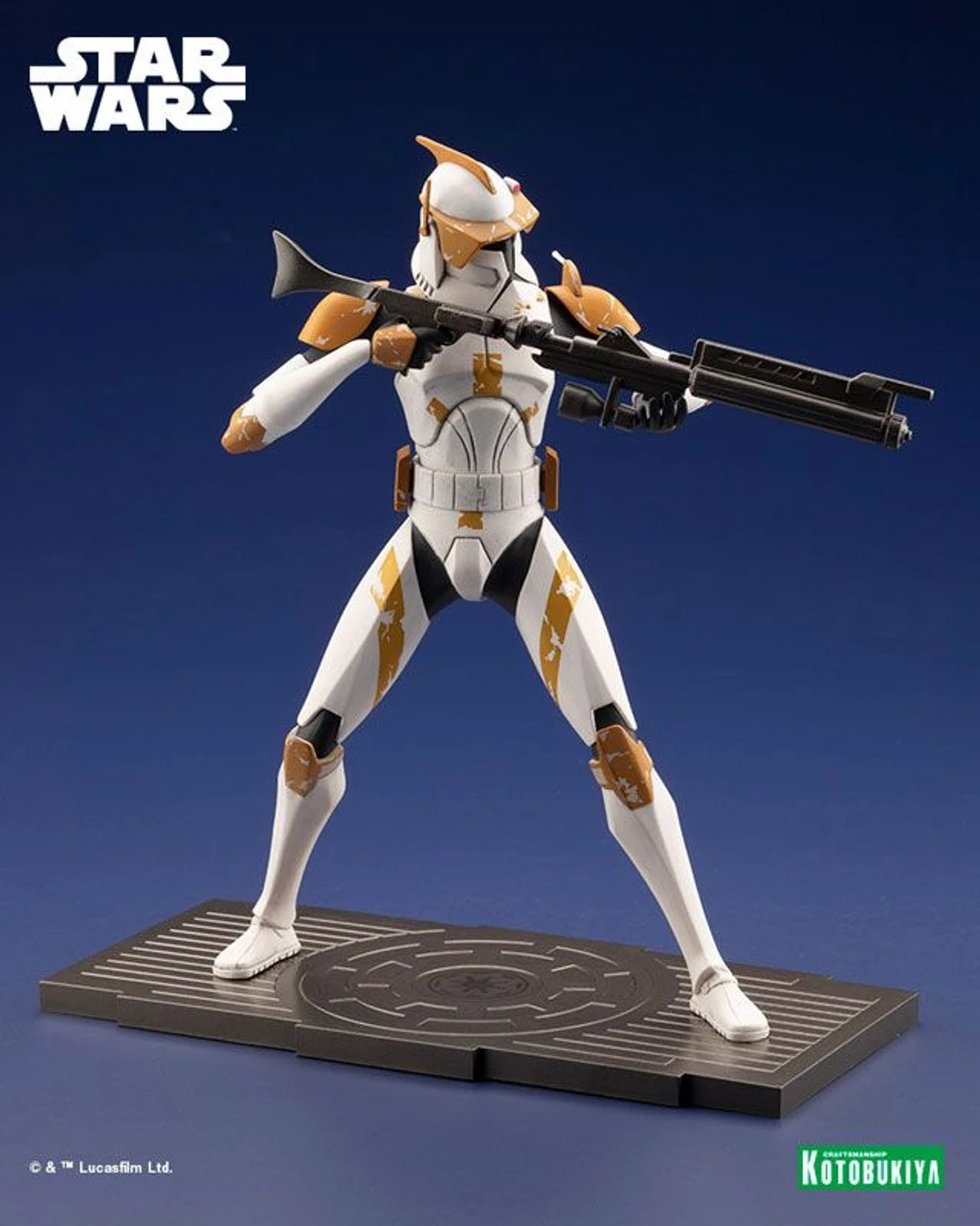 Kotobukiya ARTFX+ Commander Cody The Clone Wars Ver. 1/10 Easy Assembly Kit (Star Wars: The Clone Wars) 4 Kotobukiya ARTFX+ Commander Cody The Clone Wars Ver. 1/10 Easy Assembly Kit (Star Wars: The Clone Wars) - Image 2