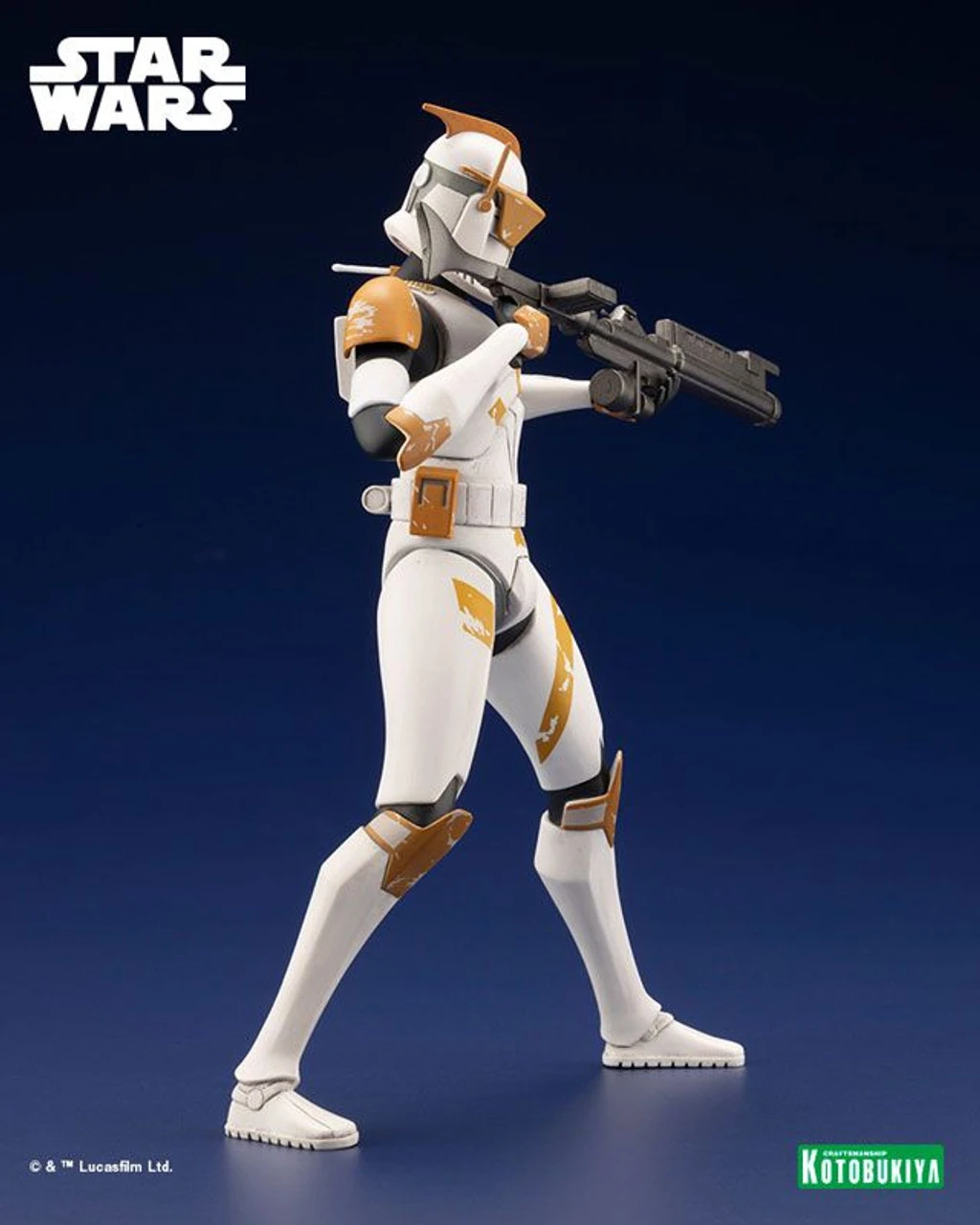 Kotobukiya ARTFX+ Commander Cody The Clone Wars Ver. 1/10 Easy Assembly Kit (Star Wars: The Clone Wars) 6 Kotobukiya ARTFX+ Commander Cody The Clone Wars Ver. 1/10 Easy Assembly Kit (Star Wars: The Clone Wars) - Image 4