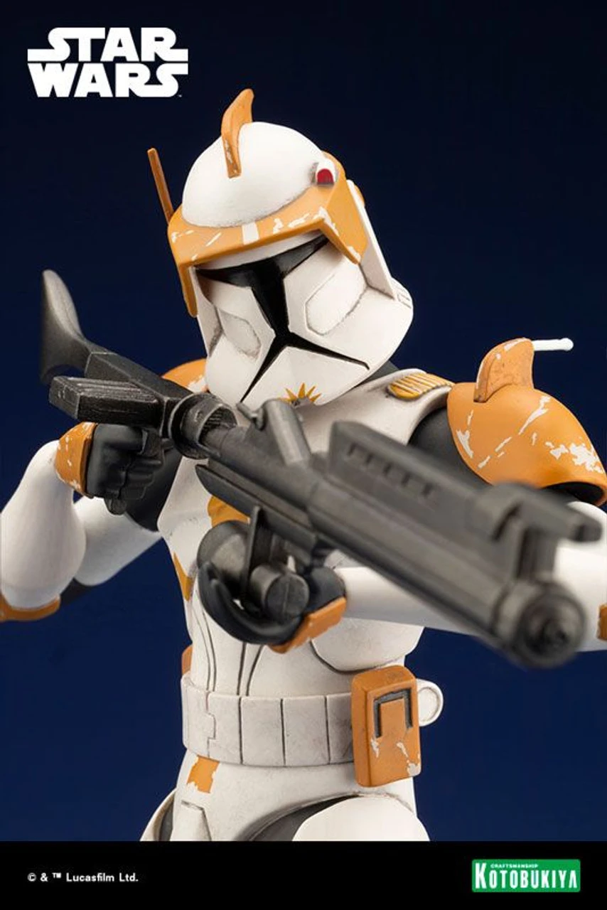 Kotobukiya ARTFX+ Commander Cody The Clone Wars Ver. 1/10 Easy Assembly Kit (Star Wars: The Clone Wars) 13 Kotobukiya ARTFX+ Commander Cody The Clone Wars Ver. 1/10 Easy Assembly Kit (Star Wars: The Clone Wars) - Image 11