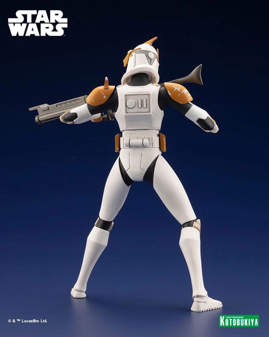 Kotobukiya ARTFX+ Commander Cody The Clone Wars Ver. 1/10 Easy Assembly Kit (Star Wars: The Clone Wars) 8 Kotobukiya ARTFX+ Commander Cody The Clone Wars Ver. 1/10 Easy Assembly Kit (Star Wars: The Clone Wars) - Image 6