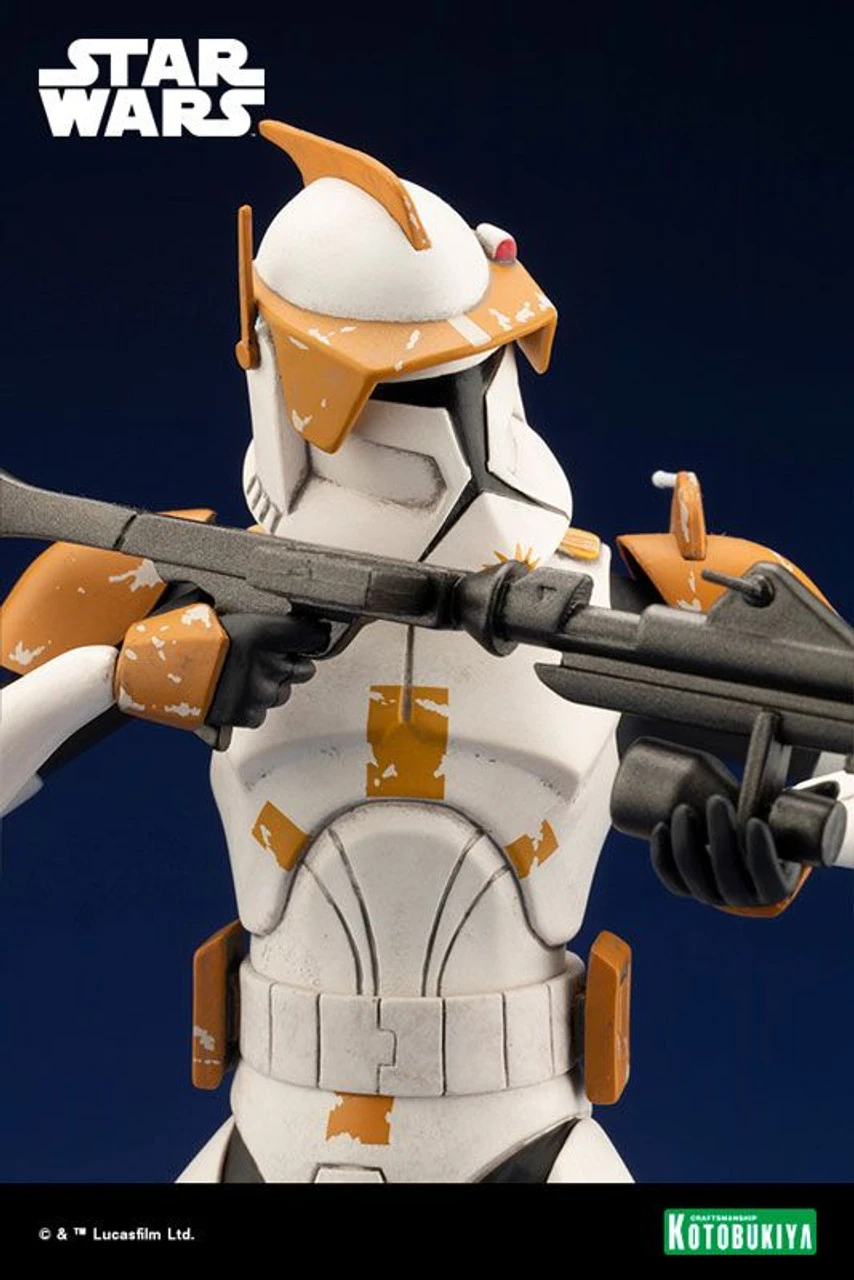 Kotobukiya ARTFX+ Commander Cody The Clone Wars Ver. 1/10 Easy Assembly Kit (Star Wars: The Clone Wars) 14 Kotobukiya ARTFX+ Commander Cody The Clone Wars Ver. 1/10 Easy Assembly Kit (Star Wars: The Clone Wars) - Image 12