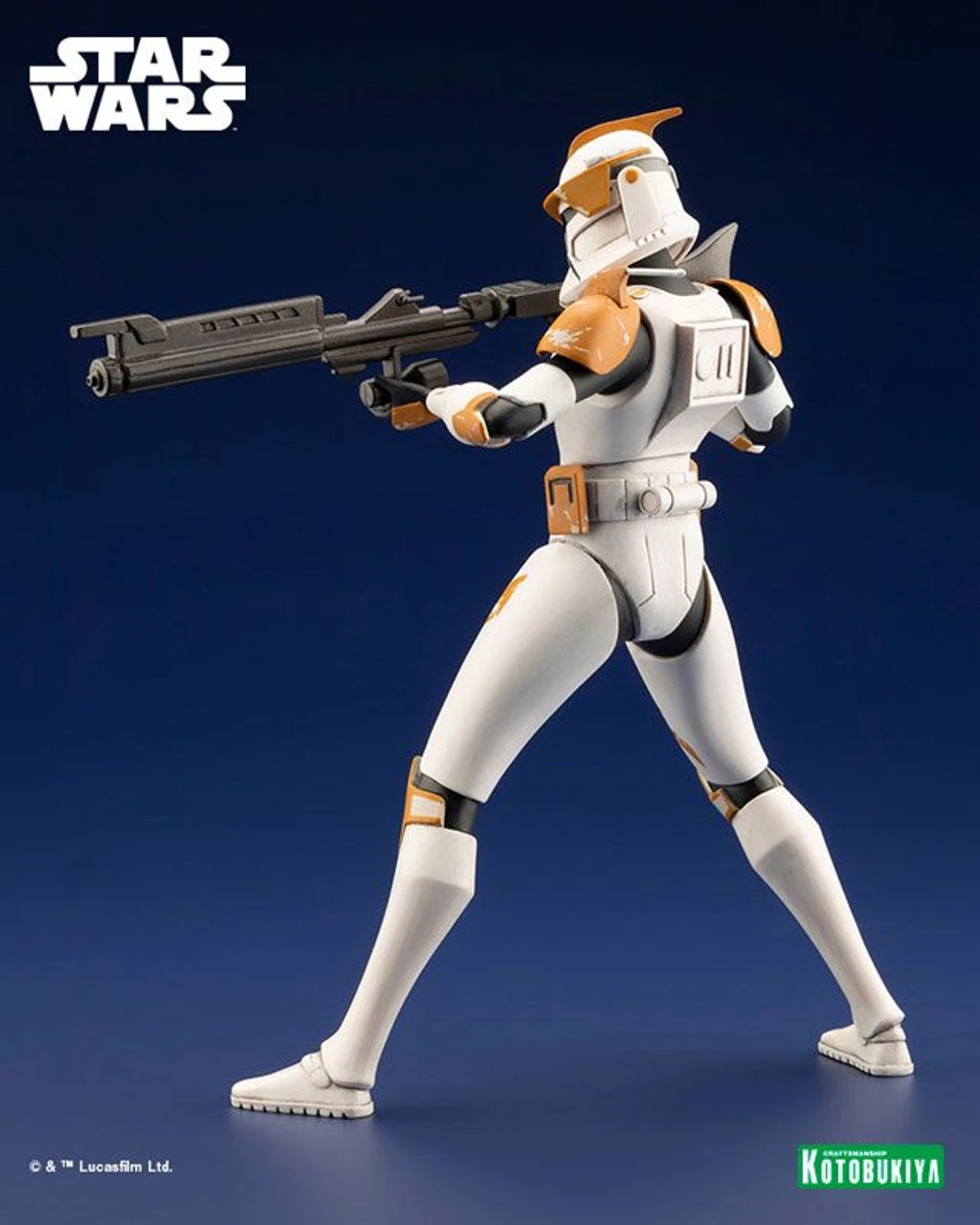 Kotobukiya ARTFX+ Commander Cody The Clone Wars Ver. 1/10 Easy Assembly Kit (Star Wars: The Clone Wars) 9 Kotobukiya ARTFX+ Commander Cody The Clone Wars Ver. 1/10 Easy Assembly Kit (Star Wars: The Clone Wars) - Image 7