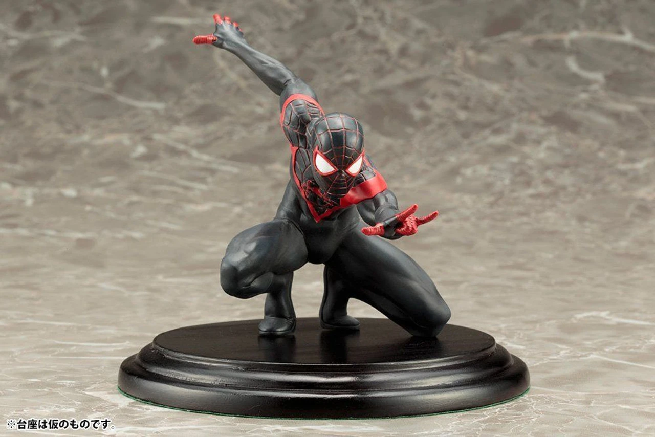 Kotobukiya ARTFX+ Spider-Man (Miles Morales) Marvel Now! 1/10 Easy Assembly Figure Kit 4 Kotobukiya ARTFX+ Spider-Man (Miles Morales) Marvel Now! 1/10 Easy Assembly Figure Kit - Image 2