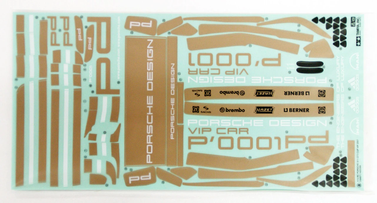 Tamiya 51336 (SP1336) Porsche 911 GT3 Cup VIP 2007 Spare Body Set 1/10 Scale 5 Tamiya 51336 (SP1336) Porsche 911 GT3 Cup VIP 2007 Spare Body Set 1/10 Scale - Image 3