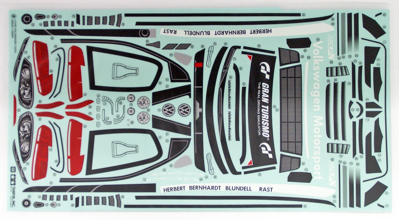 Tamiya 51497 (SP1497) Volkswagen Golf 24 Spare Body Set 1/10 Scale 5 Tamiya 51497 (SP1497) Volkswagen Golf 24 Spare Body Set 1/10 Scale - Image 3