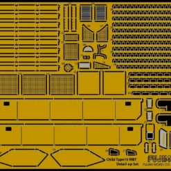 Fujimi TM 116082 Photo-etched Parts Chibi-maru Military Type 10 Tank Non-scale