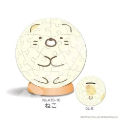 Ensky AT0-10 3D Jigsaw Puzzle Sumikko Gurashi Wobbling Piggy Bank (Cat) (60 Pieces)