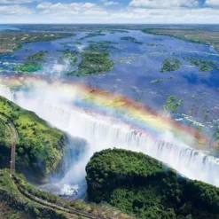 Epoch Jigsaw Puzzle 10-764 Victoria Falls & Rainbow (1000 Pieces)