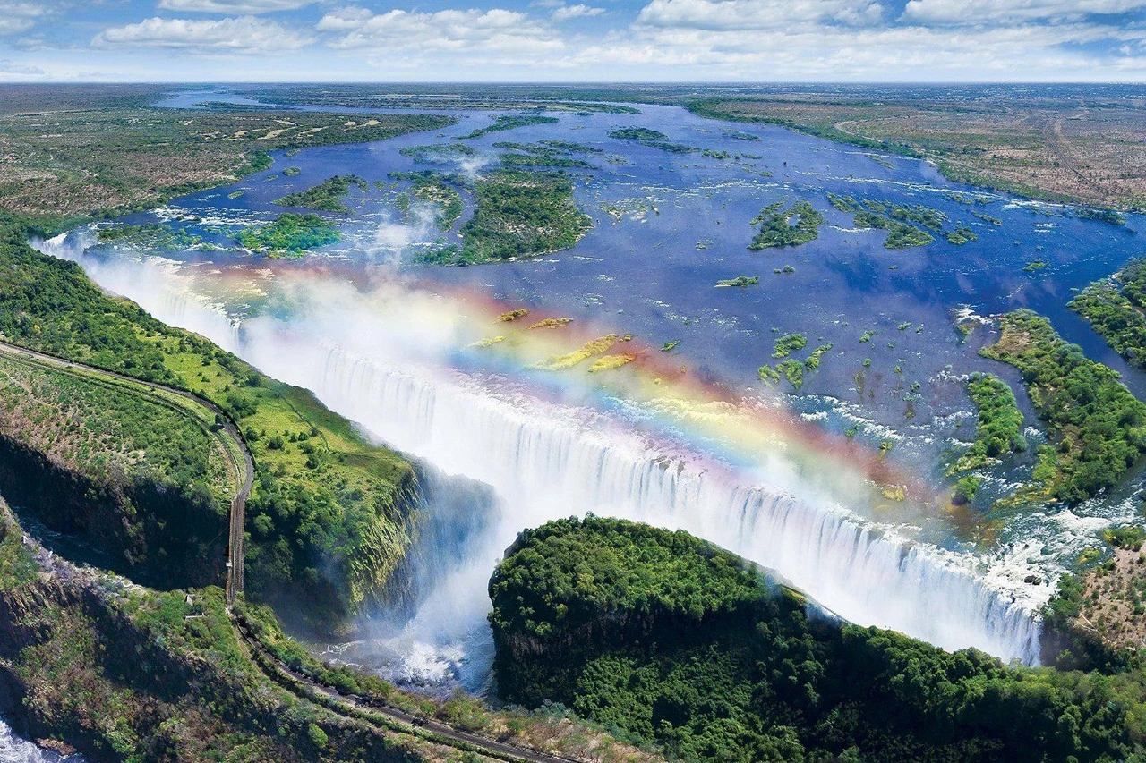Epoch Jigsaw Puzzle 10-764 Victoria Falls & Rainbow (1000 Pieces) 3 Epoch Jigsaw Puzzle 10-764 Victoria Falls & Rainbow (1000 Pieces)