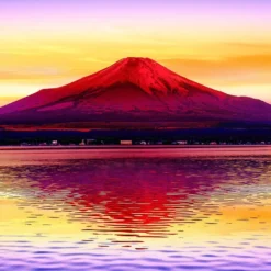 Epoch Jigsaw Puzzle 10-814 Mountain Fuji In Evening Sunlight Japan (1000 Pieces)