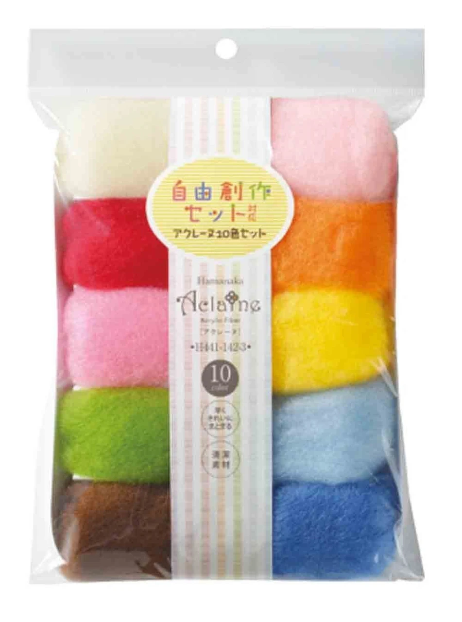 Hamanaka H441-142-3 Aclaine Acrylic Fiber 10 Color Set No.3 4 Hamanaka H441-142-3 Aclaine Acrylic Fiber 10 Color Set No.3 - Image 2