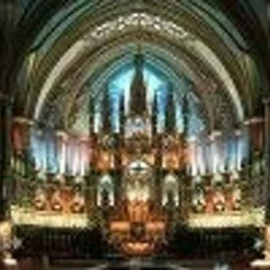 Yanoman Jigsaw Puzzle 10-552 Glow In The Dark Notre Dame De Montreal (1000 Pieces)