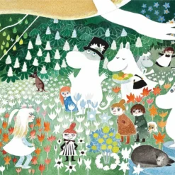 Yanoman Jigsaw Puzzle 10-1289 Moomin The Dangerous Journey (1000 Pieces)