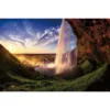 Yanoman Jigsaw Puzzle 10-1300 KAGAYA Sunset In Island Seljalandsfoss (1000 Pieces) -Kotobukiya shop 4979817133002 45163.1512113758
