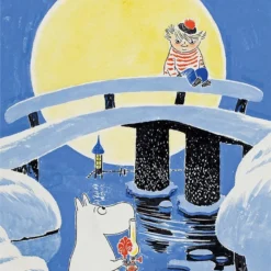 Yanoman Jigsaw Puzzle 10-1303 Moomin & Too-ticky (1000 Pieces)